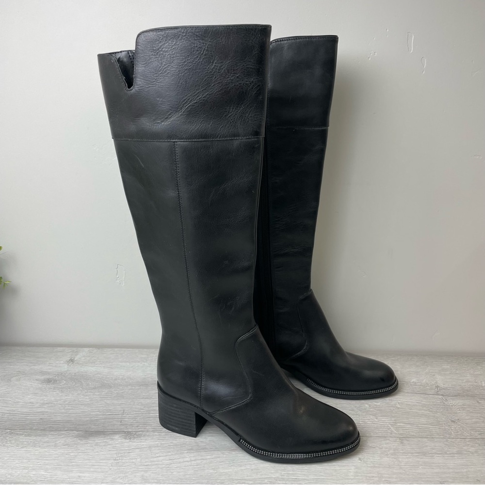 FRANCO SARTO LUCIANNA BLOCK HEEL TALL BOOT SIZE 6.5